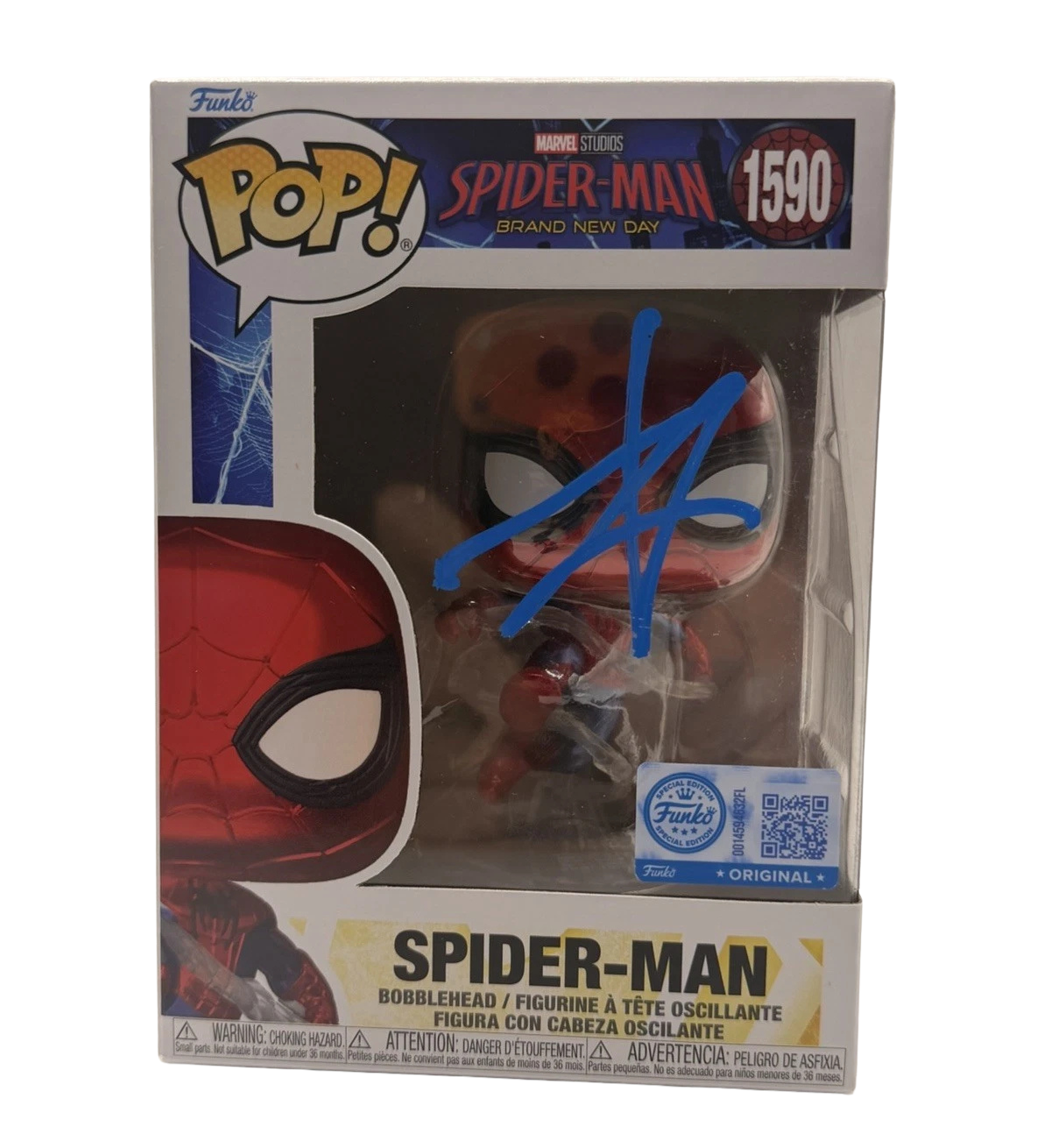 Funko firmado por Tom Holland