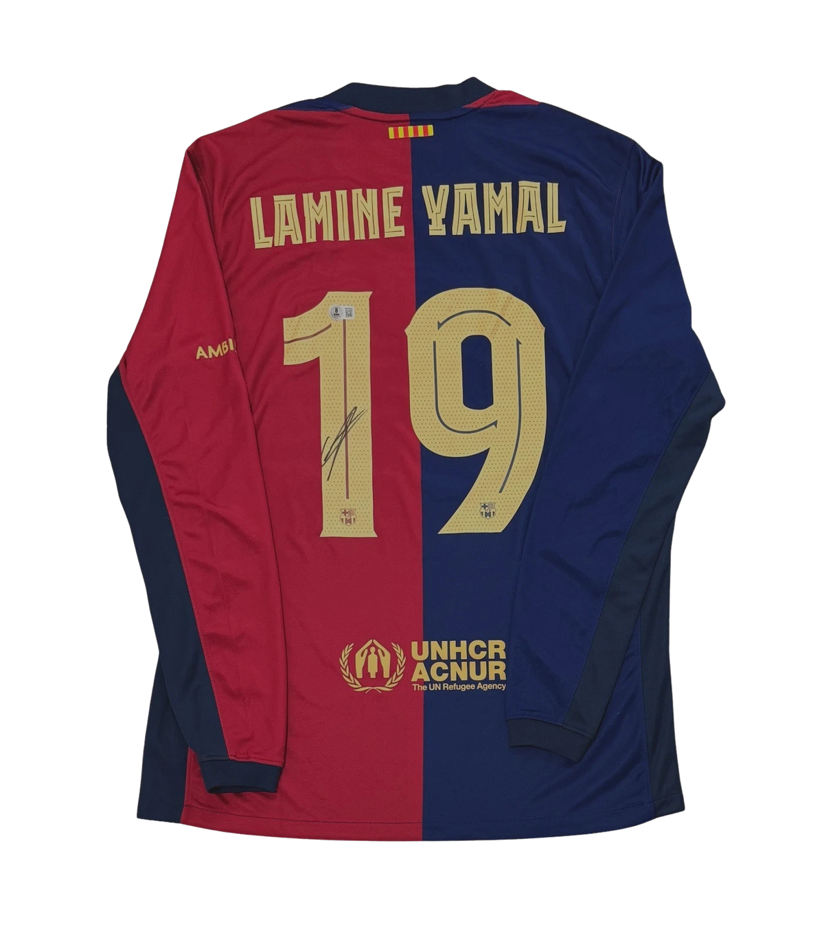 Jersey firmado por Lamine Yamal