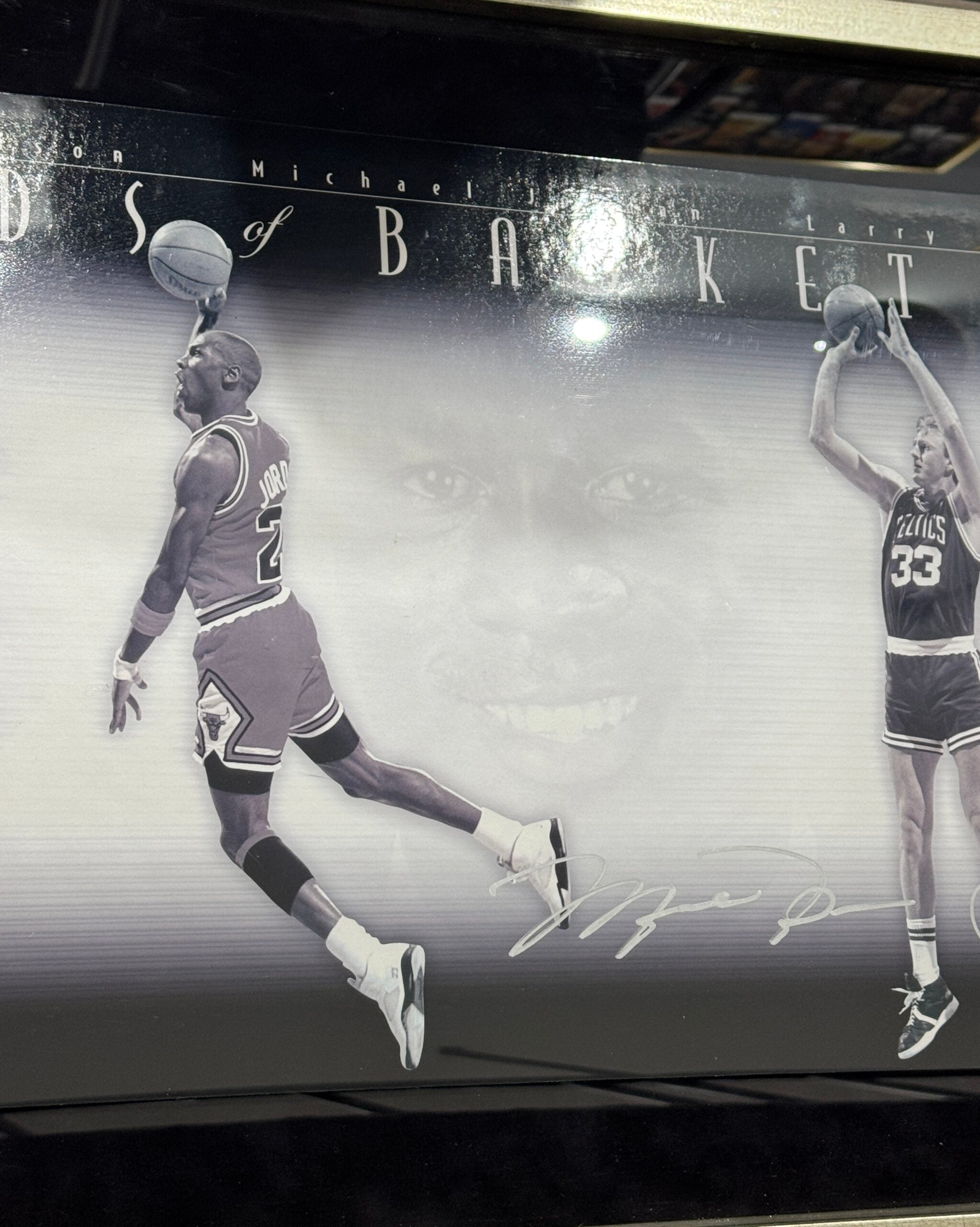 Foto Enmarcada Legends NBA / Michael Jordan – Larry Bird – Magic Johnson