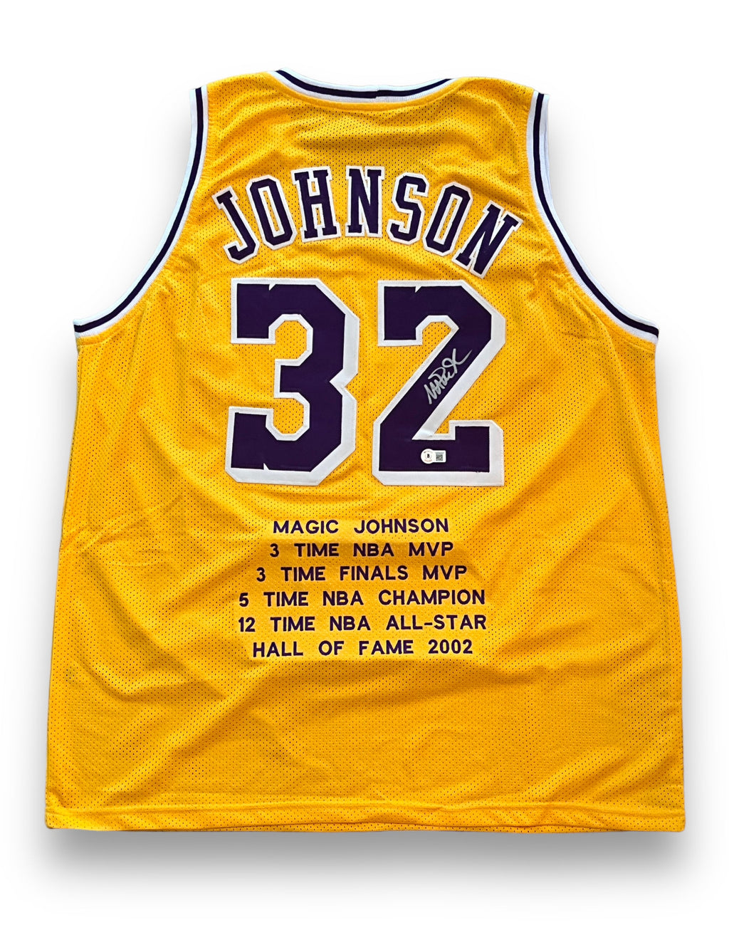 Jersey  Lakers Magic Johnson (Estadisticas)