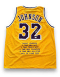 Jersey  Lakers Magic Johnson (Estadisticas)