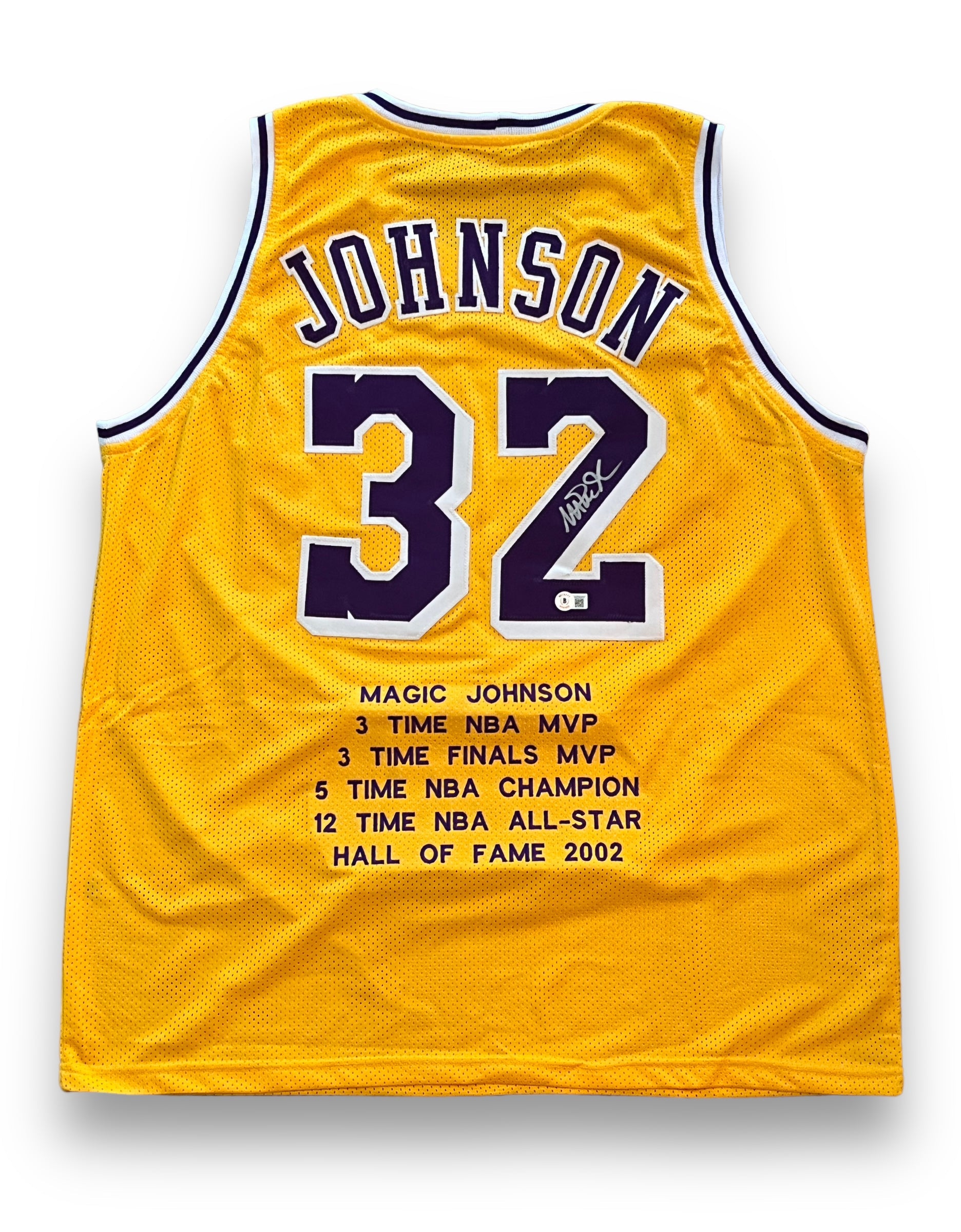 Jersey  Lakers Magic Johnson (Estadisticas)