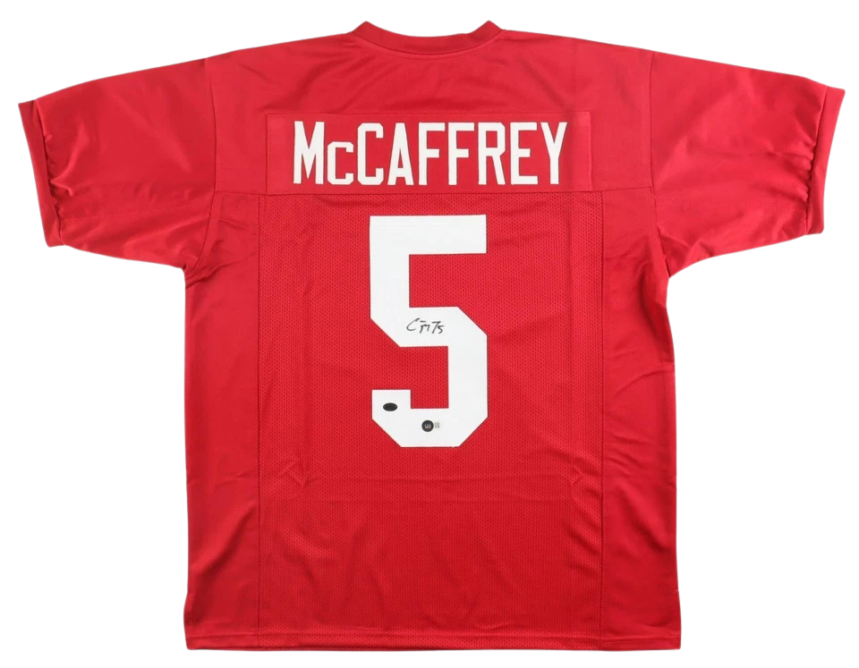 Jersey firmado por Christian McCaffrey